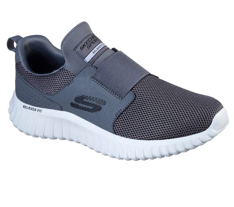 Skechers Herr Mörk Grå Sneakers - Relaxed Fit: Depth Charge 2.0 - Sverige (NYJEI-0965)